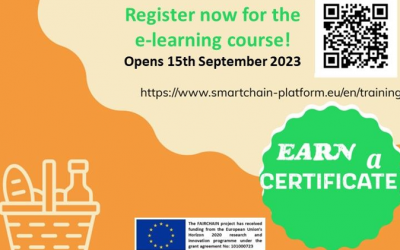 New session of the FAIRCHAIN e-learning programme